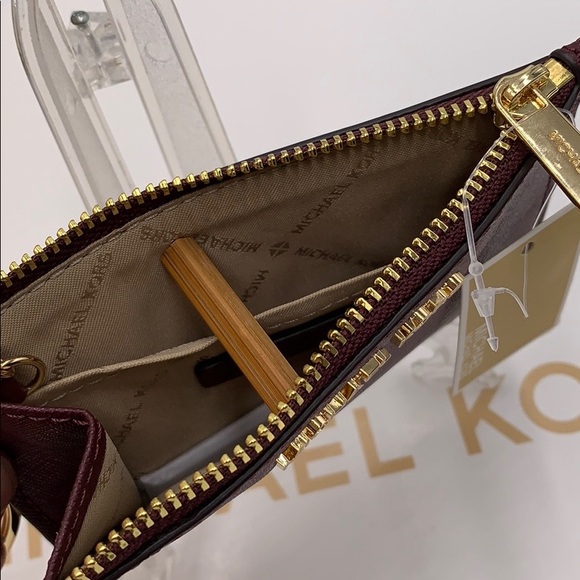 MICHAEL KORS JET SET TRAVEL SM TZ COINPOUCH W ID - Picture 4 of 16